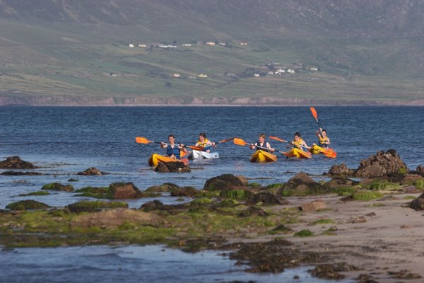 Du kayak en mer à Ballinskellig