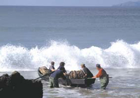Peche au homards à Waterville dans les annees 1960