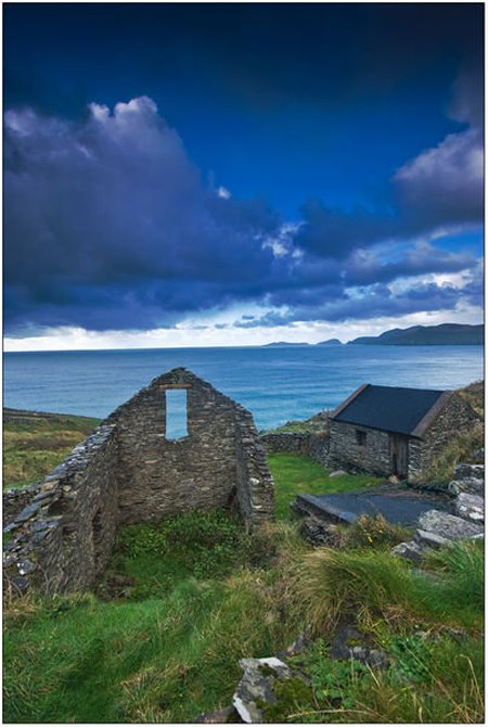 Les vestiges de la grande famine mi-19eme siecle, ici dans la Ghaeltacht du south-west Kerry