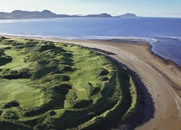 Le Golf Links de Waterville et la plage