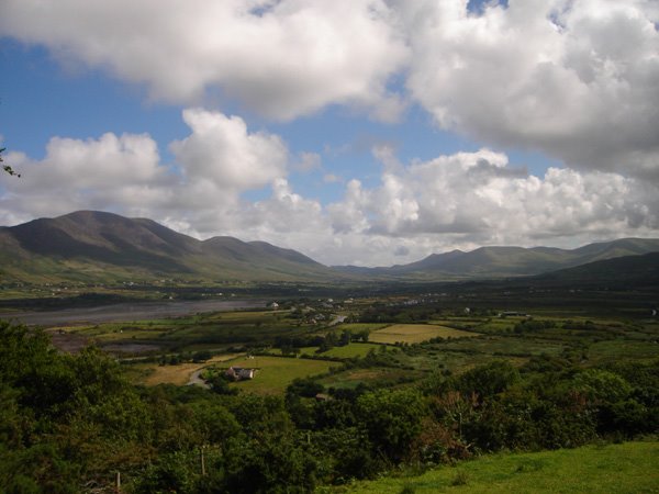 Cette superbe vallee de Cahersiveen, tout l'aspect sauvage du sud-ouest du Kerry