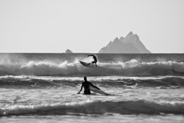 Zu St. Finians ass et mam Surfen mei eescht