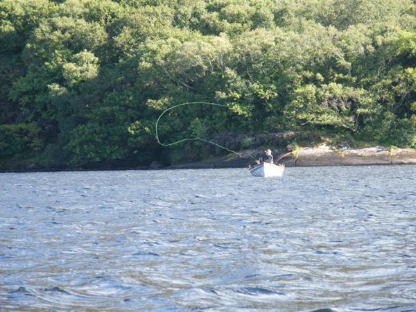 2 clients francais en action sur lough Currane cette semaine