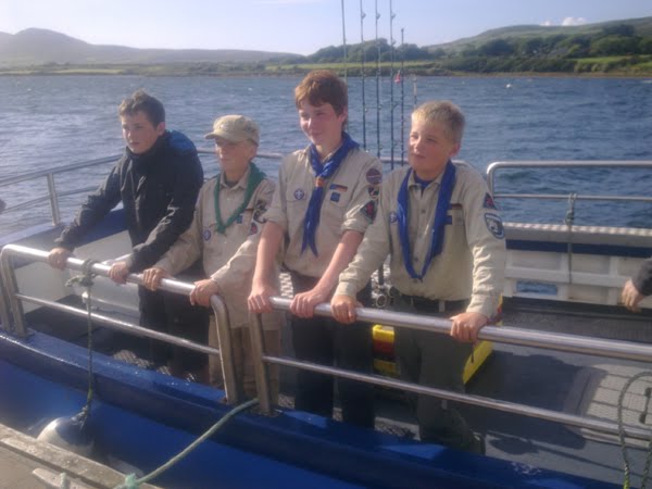 Une jeune equipe de scouts allemands sur un de nos trips maquereaux