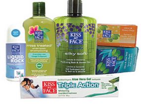 Kiss My Face products have all natural and organic ingredients.