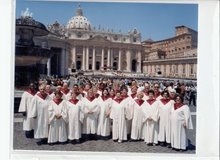 St. Edmond Choir in Rome 2004