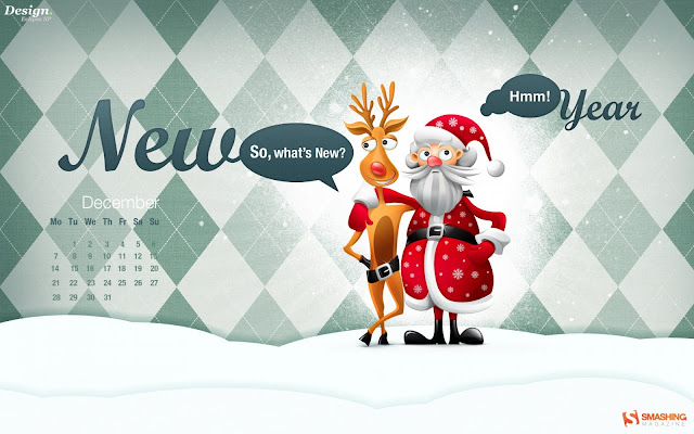 desktop backgrounds wallpapers funny. Funny Santa Claus And Rudolph