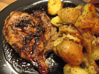 Organic Irish Lamb Chops with Indian Potatoes by ng @ Whats for Dinner?