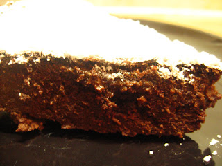  a bite of chocolate cake @ whats for dinner?
