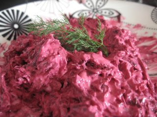 Creamy Beet Salad by Ng @ Whats for Dinner?