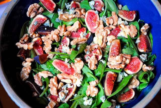 Arugula Salad with Fresh Figs l SimplyScratch.com