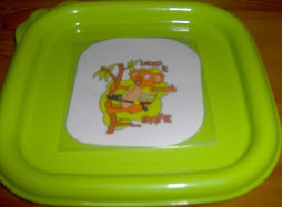 Tampa de tupperware koala