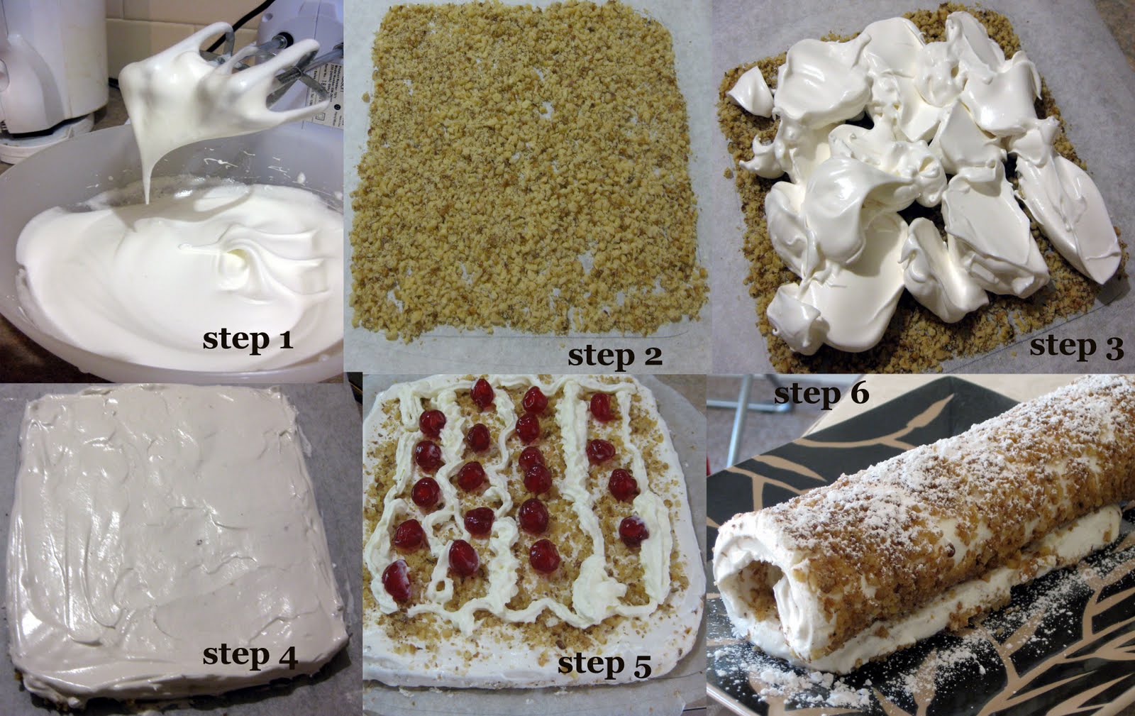 Pavlova Roll Recipe
