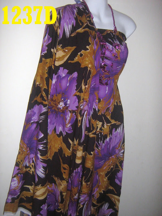 CV 1237D: COTTON VISCOSE, 4 METER, KAIN SEJUK DAN MENAWAN