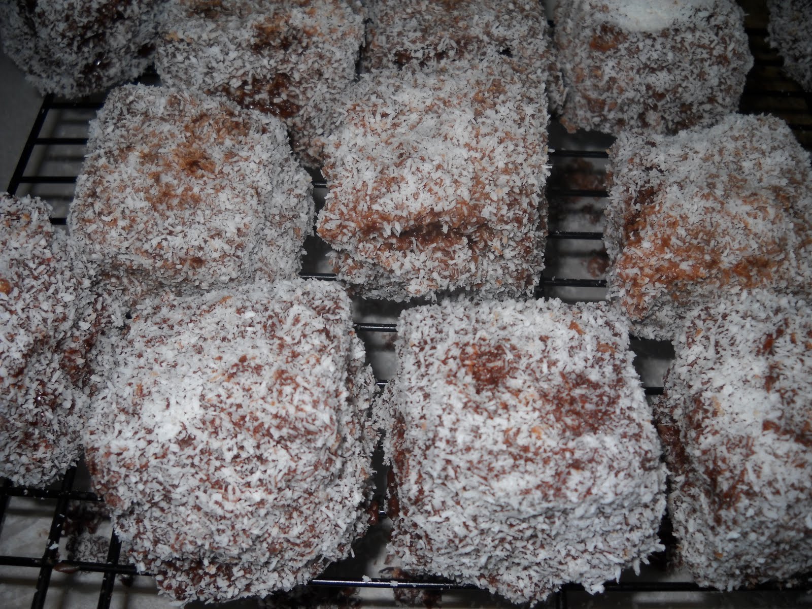 ReInventing the Lamington 2011 Chocolate Caramel Lamingtons Laws of the Kitchen