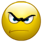 bad mood smiley