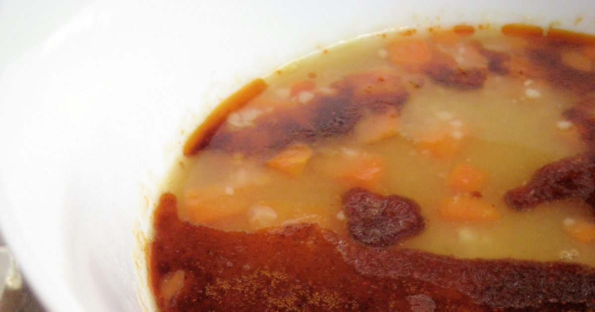 Almost Turkish Recipes Red Lentil Soup with Couscous (Kuskuslu