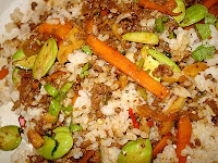 STIR-FRIED MINCED BEEF WITH PETAI