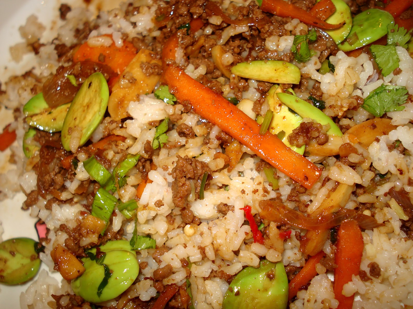 bon appetite: Day 127 : Stir-Fried Minced Beef with Petai