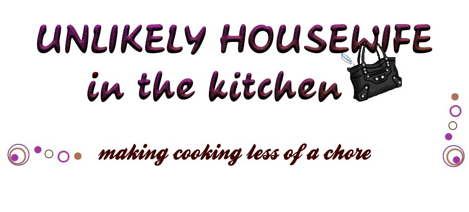 Unlikely Housewife in the Kitchen