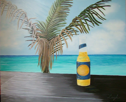 Beer in Paradise - 24 X 20 - $400