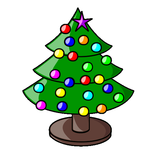 animated christmas tree