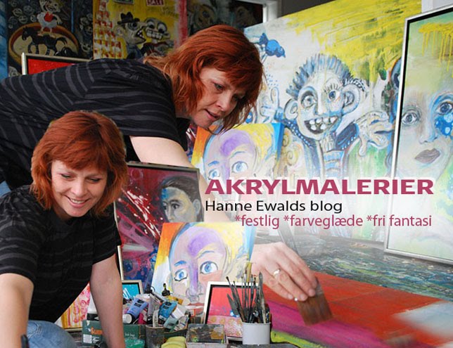 akrylmalerier