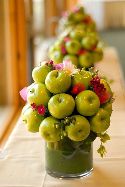 are some apple centerpiece are some apple centerpiece