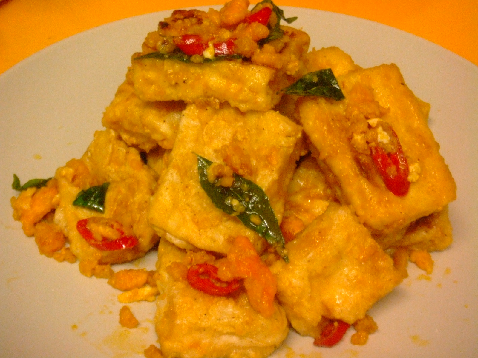 Live.Life.Love.Eat.Repeat Salted Egg Yolk Beancurd/Tofu