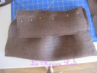 attach top band to purse
