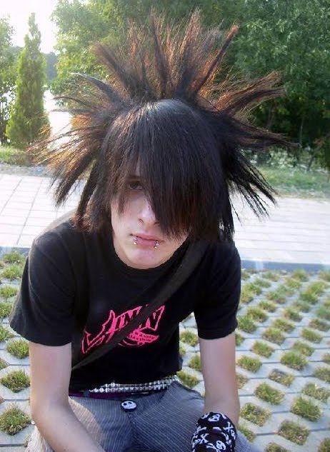Some cool and out there emo scene hairstyles for boys