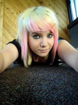 blonde and black hair color ideas. Pink#39;s Short Hair.