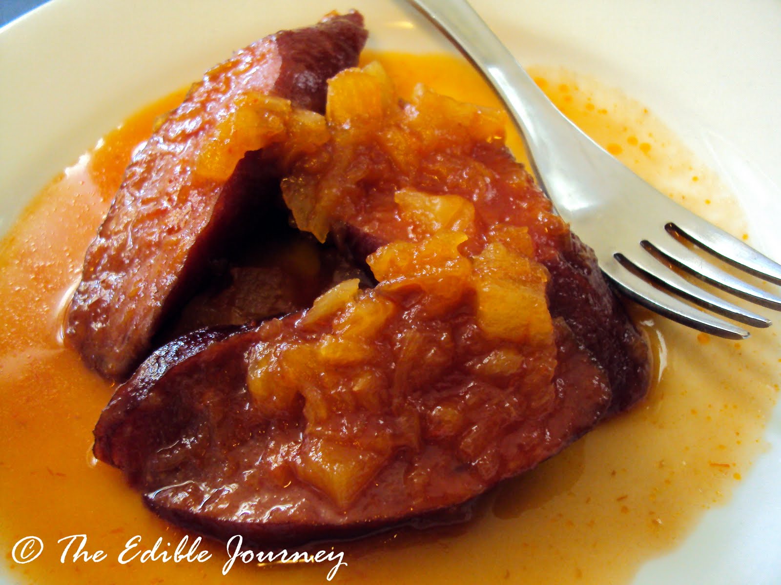 The Edible Journey Pineapple Kielbasa