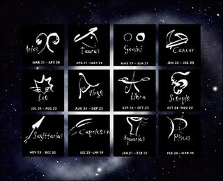 black zodiac signs