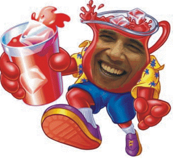 Monkey or Rainbow? Obama+Kool+Aid+Man