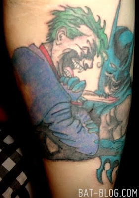 Elegant Batman and The Joker Tattoo, Batman Tattoos