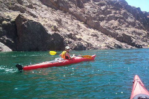 Amy guiding a tour