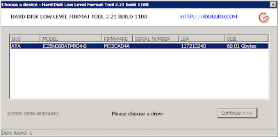 HDD Low Level Format Tool