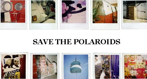 SAVE THE POLAROIDS