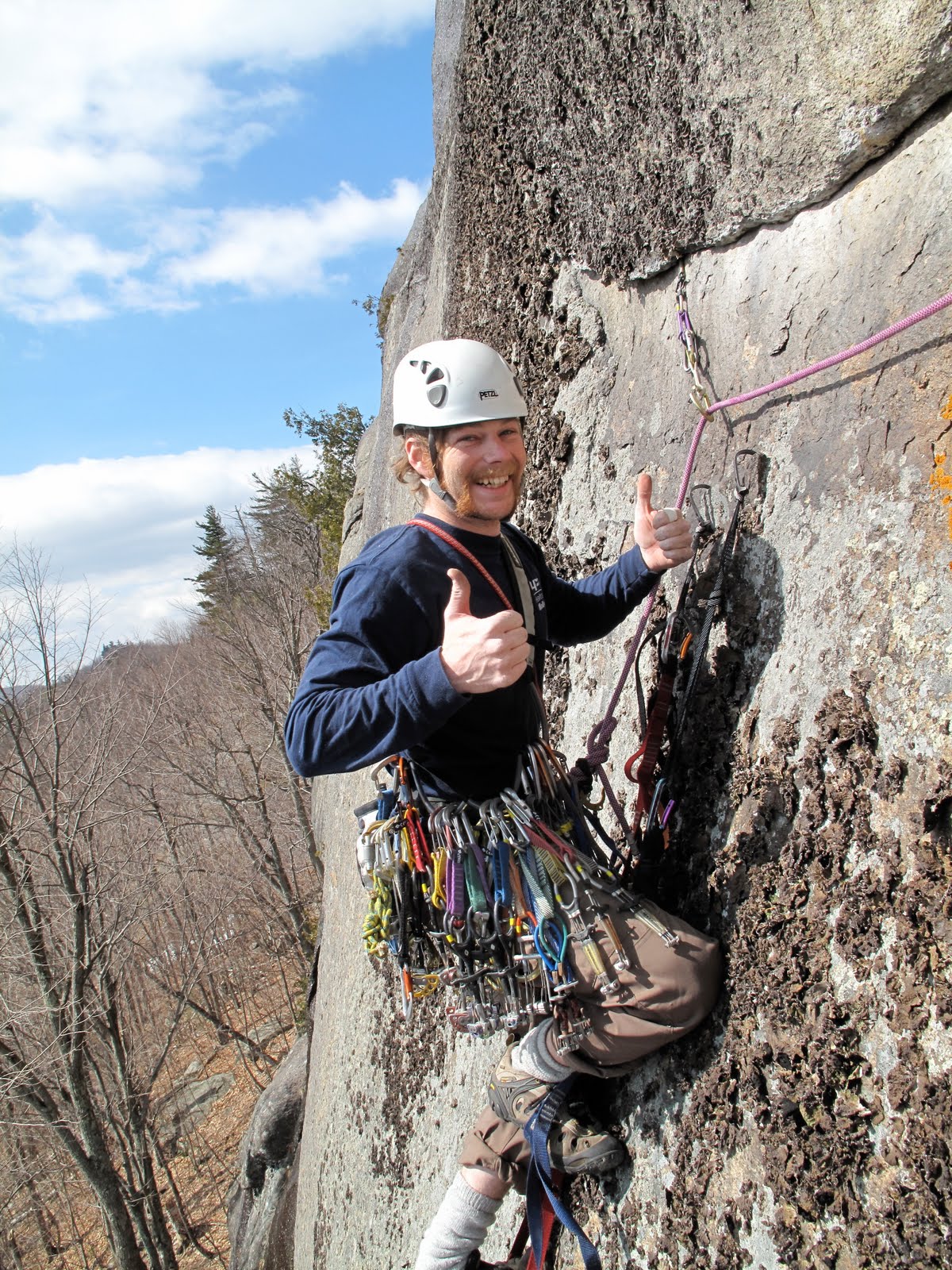 Climbing is fun. Aid climbing??