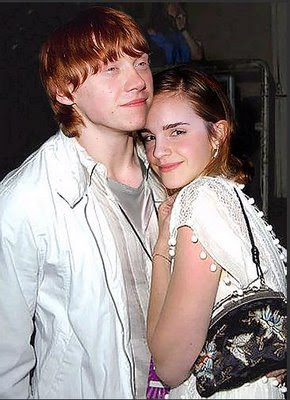 Rupert Grint and Emma Watson
