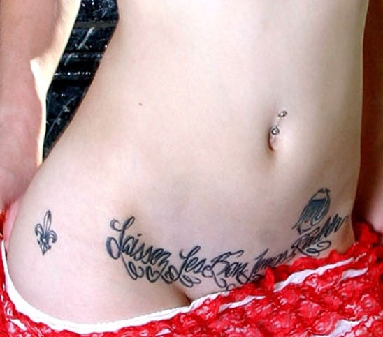 tattoo on rib cage for girls. tattoo on their rib cage.