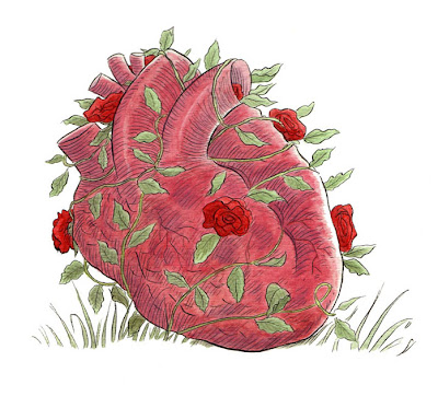 The Heart of Roses This is one of my illustrations created for Fairy Tale 