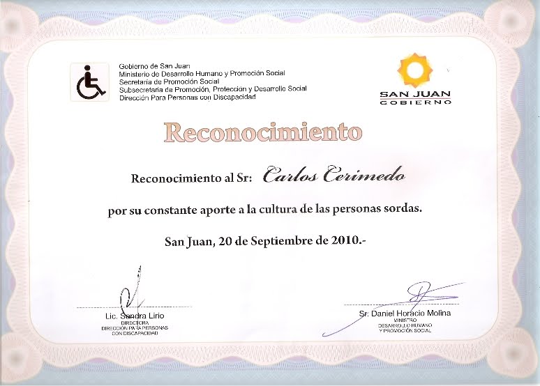 ejemplo de certificado de reconocimiento