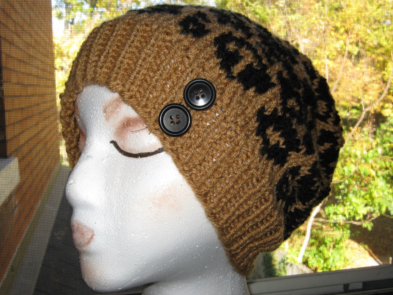 Knits So Divine Leopard Print Slouchy Ski Cap 20.00