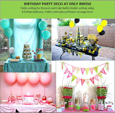 Party Decoration: Dessert and Candy Buffet