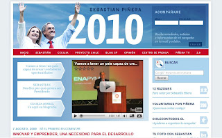 haga click para ir a la Web de Sebastián Piñera