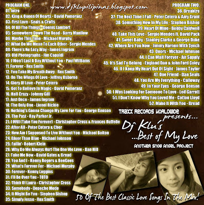 DJ KLU's ( BEST OF MY LOVE 2010 ) Dj+Klu%27s+...+Best+of+My+Love+Back_Final