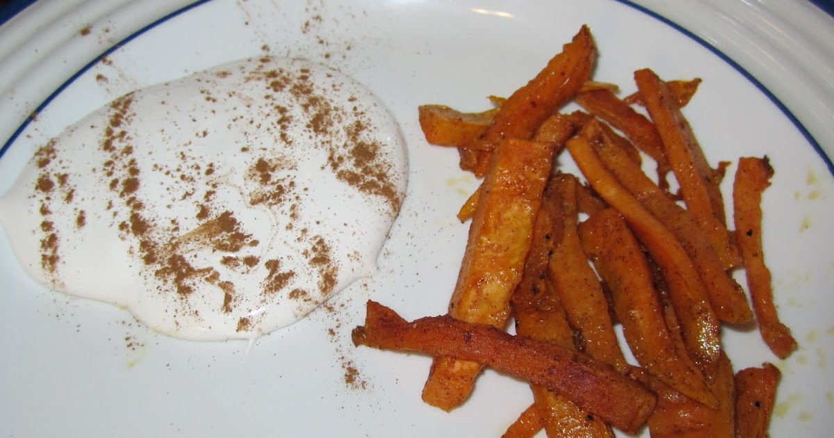 A hint of... Sweet Potato Fries with Marshmallow Dip