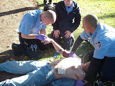 My Fellow Paramedic Students in Action